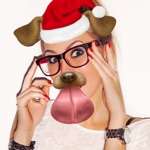 Custom Winter Animal Face Funny Snap Stickers