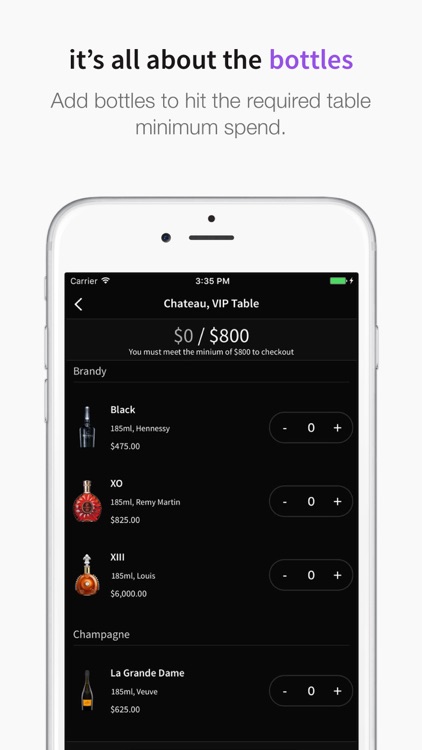 BottlesTonight: Bottle Service, Tickets, Concierge screenshot-3