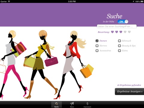 Shopping Guide Austria - iPad Version screenshot 2