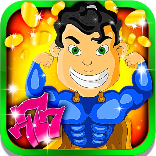 Big Iron Superhero Power Slots: Win and create your own casino gold mine icon