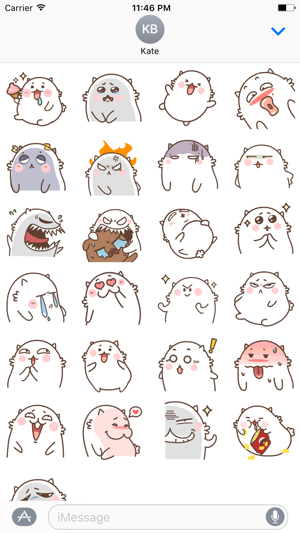 Fat Cat - Animated Stickers And Emoticon