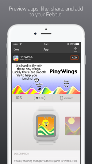 pebble watch app
