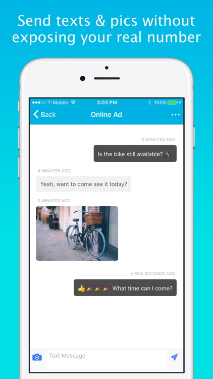 Smiley Private Texting - FREE anonymous sms number
