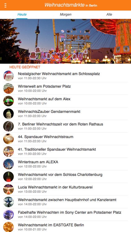 Weihnachtsmärkte in Berlin und Brandenburg