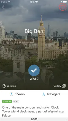Captura 4 Londres - mapa sin conexión con guías de ciudades iphone