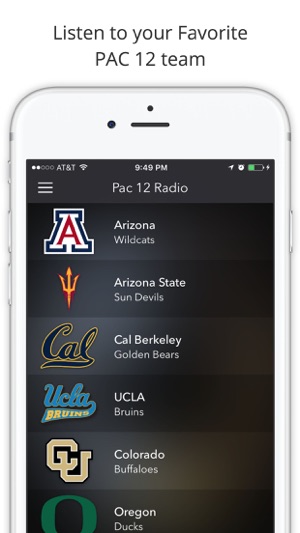 PAC 12 College Football Radio - Live Games(圖1)-速報App