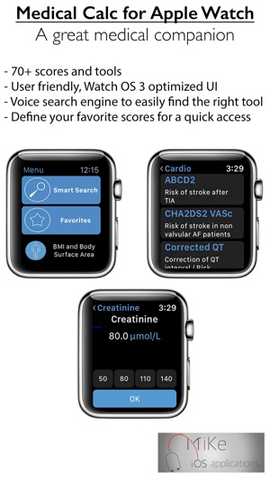 Medical Calc for Apple Watch(圖1)-速報App