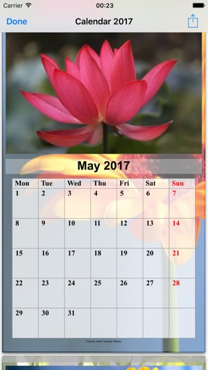 Calendar Maker 2017 - Create Photo Calen