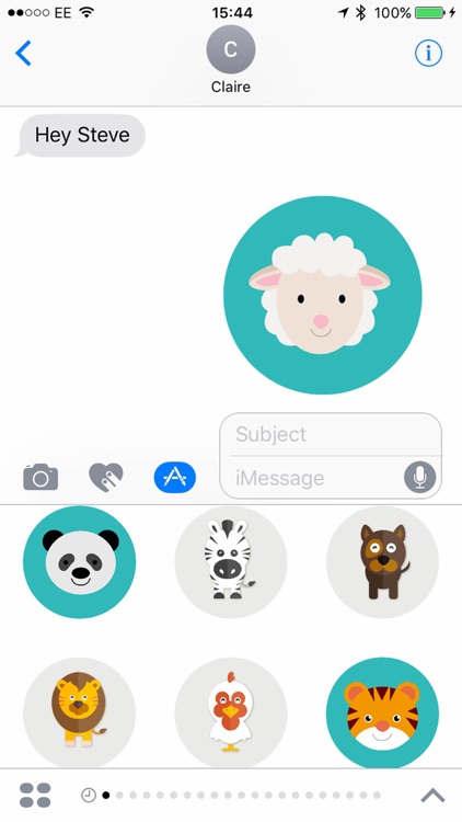 Sticker Zoo for iMessage