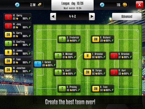 Football Champions Manager для iPad