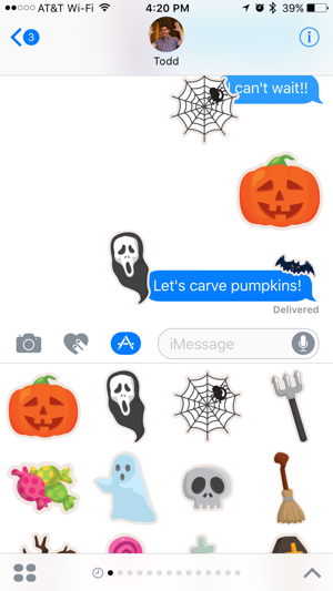 Halloween Message Stickers(圖2)-速報App