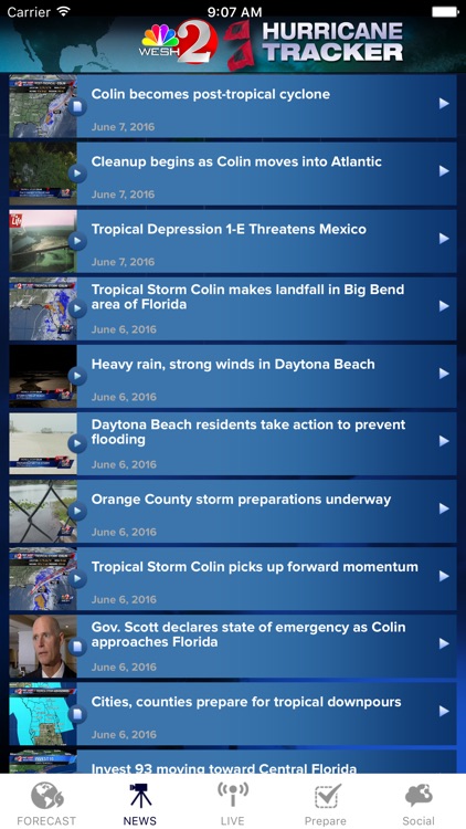 Hurricane Tracker WESH 2 screenshot-3