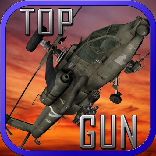 Apache Helicopter Shooting Apocalypse getaway game Icon
