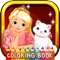 Icon Princess Coloring Book For Girls: Free Games For Kids And Toddlers!