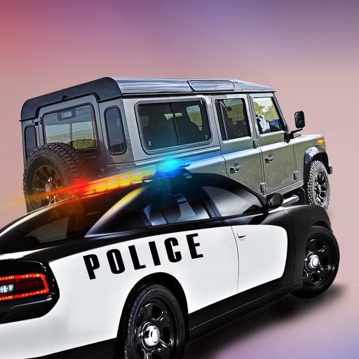 Offroad 4X4 Jeep Police Escape 3D simulator Icon