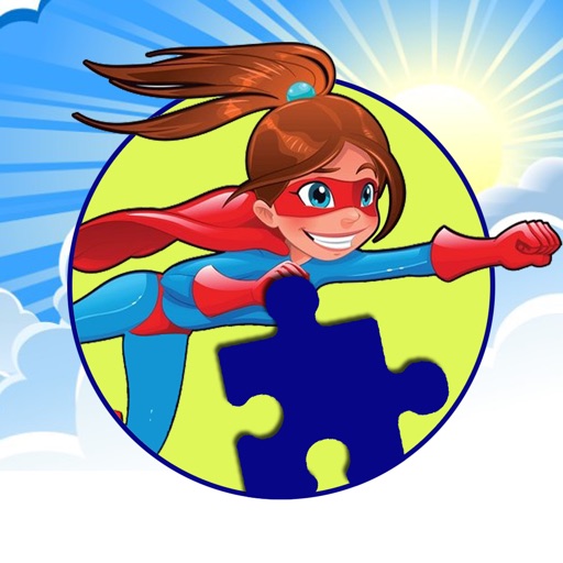 Fun Game Amazing Power Girl Jigsaw Puzzle For Kids iOS App