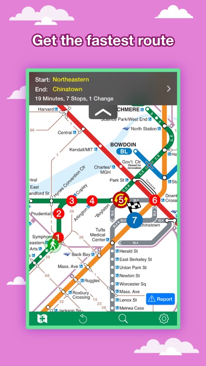 Boston Transport Map - Subway Map by OnDemandWorld