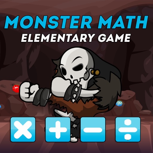 Math Monster Free Fun Games for Elementary Grades Icon