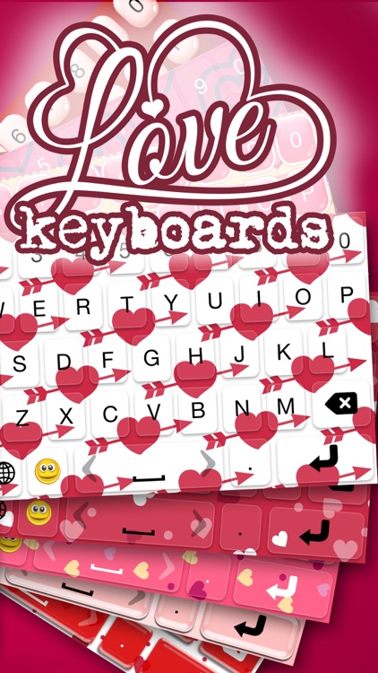 Love Keyboard Designs - Girly Themes, Emoji & Font