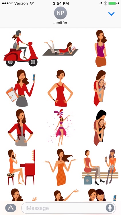 Fancy Girl Emojis