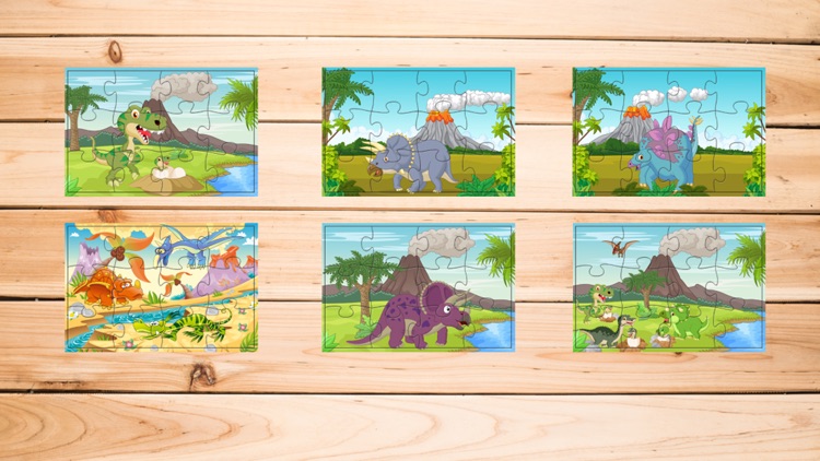 Dinosaur Jigsaw Puzzles Games for Kids and Toddler