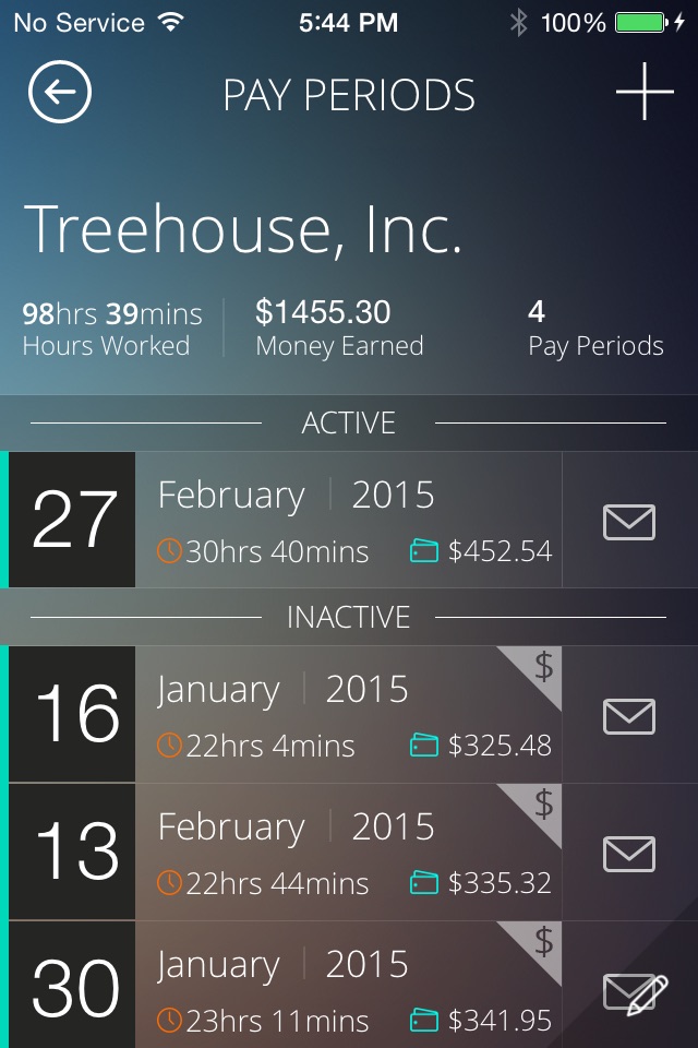 Timecard Pro - Hours & Work Schedule Tracking screenshot 3
