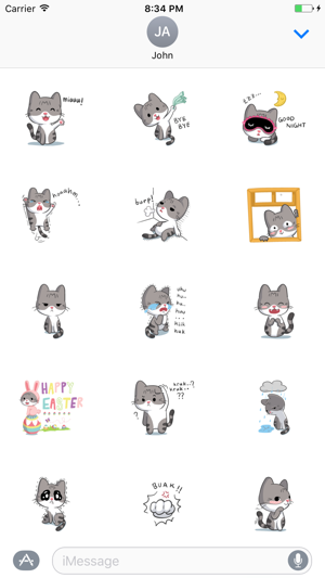 Funny Cat Sticker(圖1)-速報App