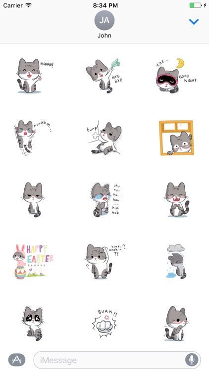 Funny Cat Sticker
