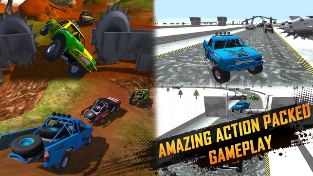 Monster Truck Off-Road Hill Racing: Desert & Snow(圖3)-速報App