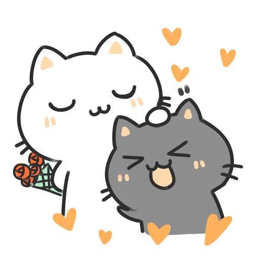 Life of Two Cats − NHH Stickers icon