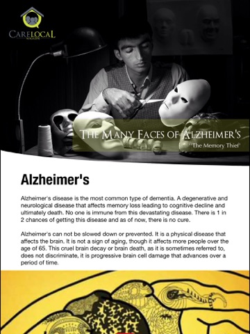 Скриншот из Carelocal - Alzheimer s and Dementia Magazine