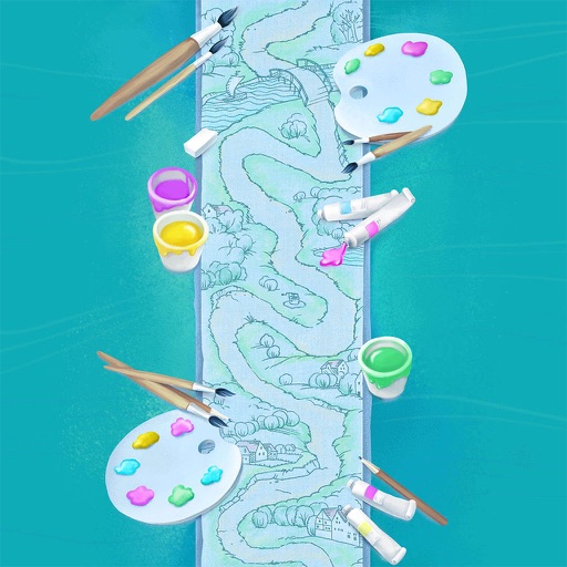 颜料球泡泡龙 - 好玩的游戏 icon