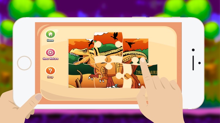 Dinosaur Puzzle Activities Game For Kids