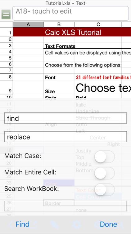 Calc XLS Spreadsheet screenshot-3