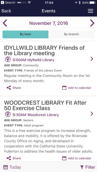 Riverside County Library System screenshot 2