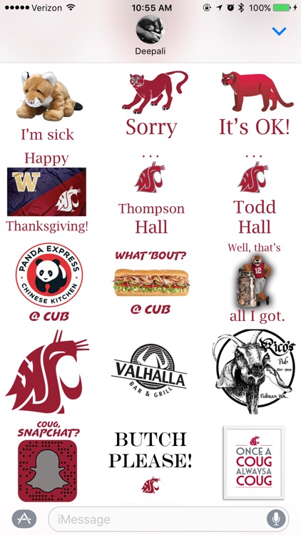 Coug Stickers screenshot-3