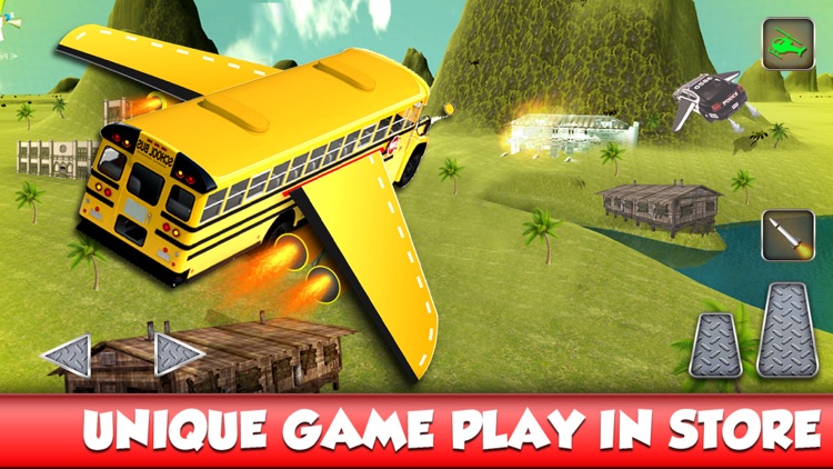 Flying Stunt Bus Driver : Auto Pilot Simulator