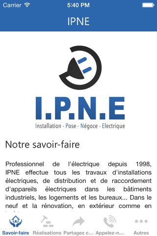 IPNE - Electrien Var Toulon screenshot 3