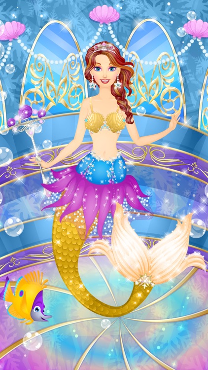 Ice Princess Mermaid: Girl Makeup & Dress Up Games screenshot-4