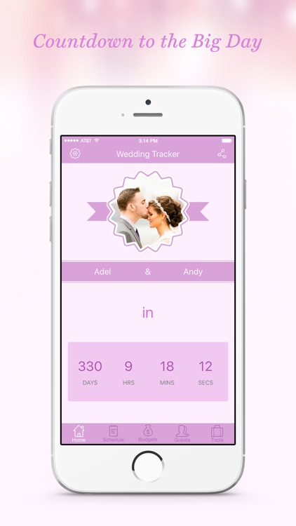 Wedding Tracker Pro- Wedding Countdown & Todo List