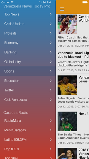 Venezuela News Today & Caracas Radio Pro(圖2)-速報App
