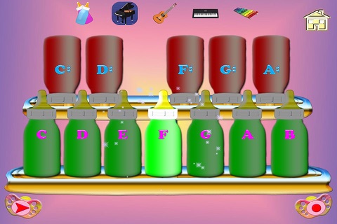 123 A Baby Bottles Piano - My First Piano For Kids screenshot 3