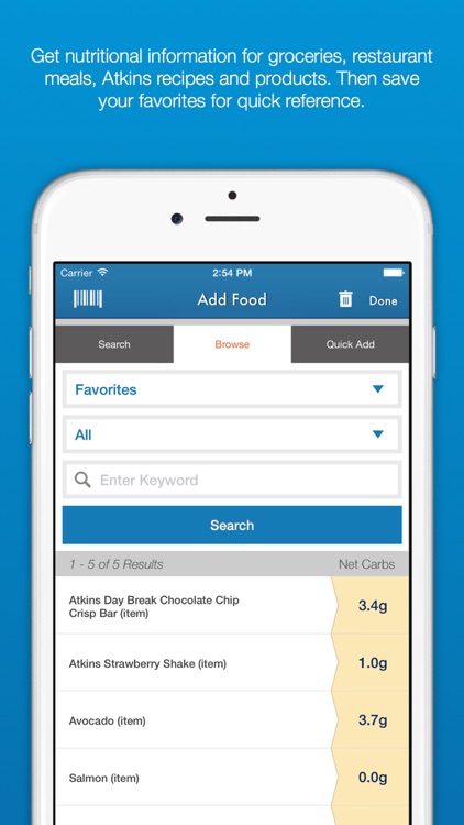 Carb Counter & Diet Tracker by Atkins
