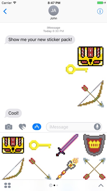 Pixel Adventure Stickers