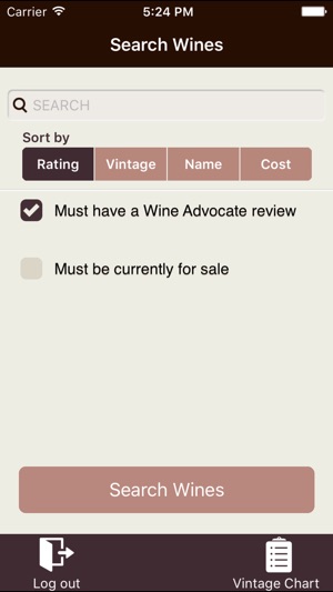 Parker Wine Rating Chart