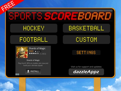 JD Sports Scoreboard screenshot 2