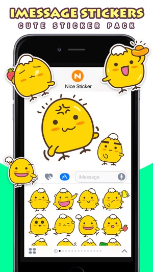 Kara Chicken Pro - Cute Stickers by NICE Sticker(圖4)-速報App