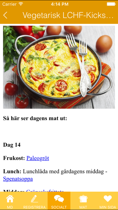 Matdagboken - Kaloriräknare screenshot 4