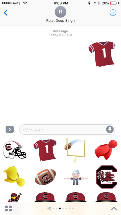 South Carolina Football Stickers