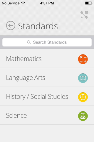 NV Academic Content Standards screenshot 2